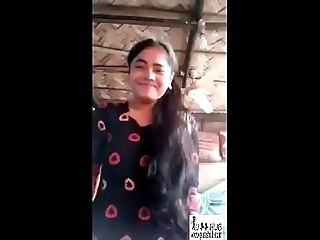 Desi village Indian Girlfreind demonstrating boobs and pussy for boyfriend