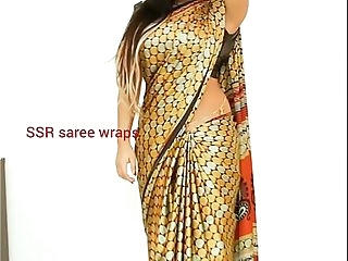 Telugu aunty saree satin saree  fucky-fucky video part 1